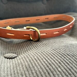 Madewell 100% cow leather belt brown